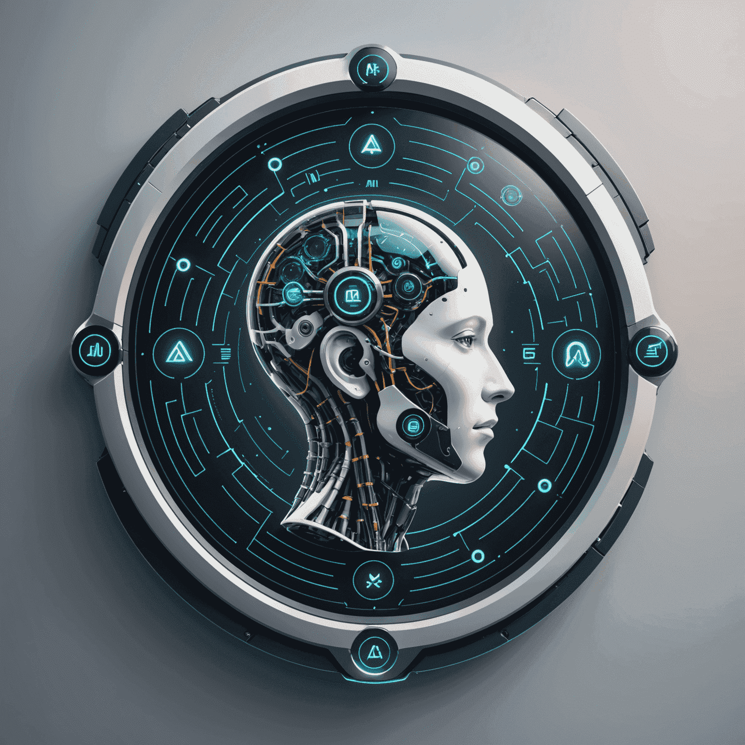 Logo Ai_search représentant une interface futuriste avec des éléments d'intelligence artificielle