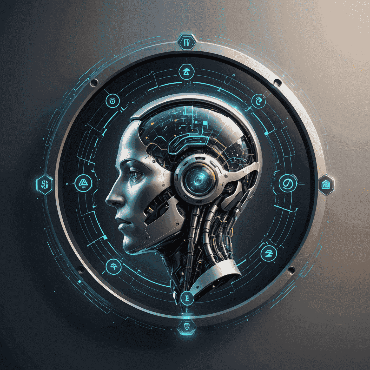 Logo Ai_search représentant une interface futuriste avec des éléments d'intelligence artificielle