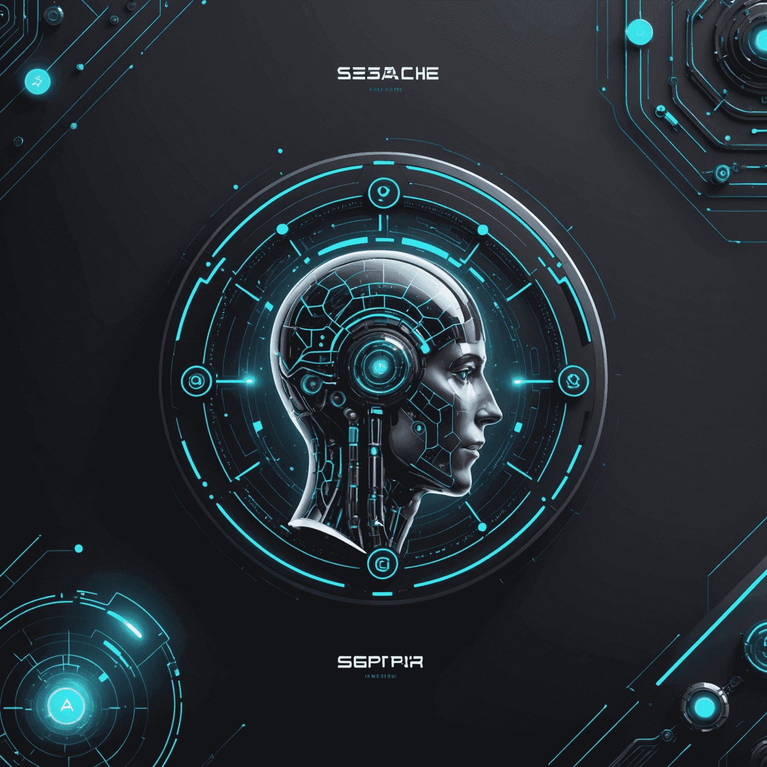 Logo Ai_search représentant une interface futuriste avec des éléments d'intelligence artificielle
