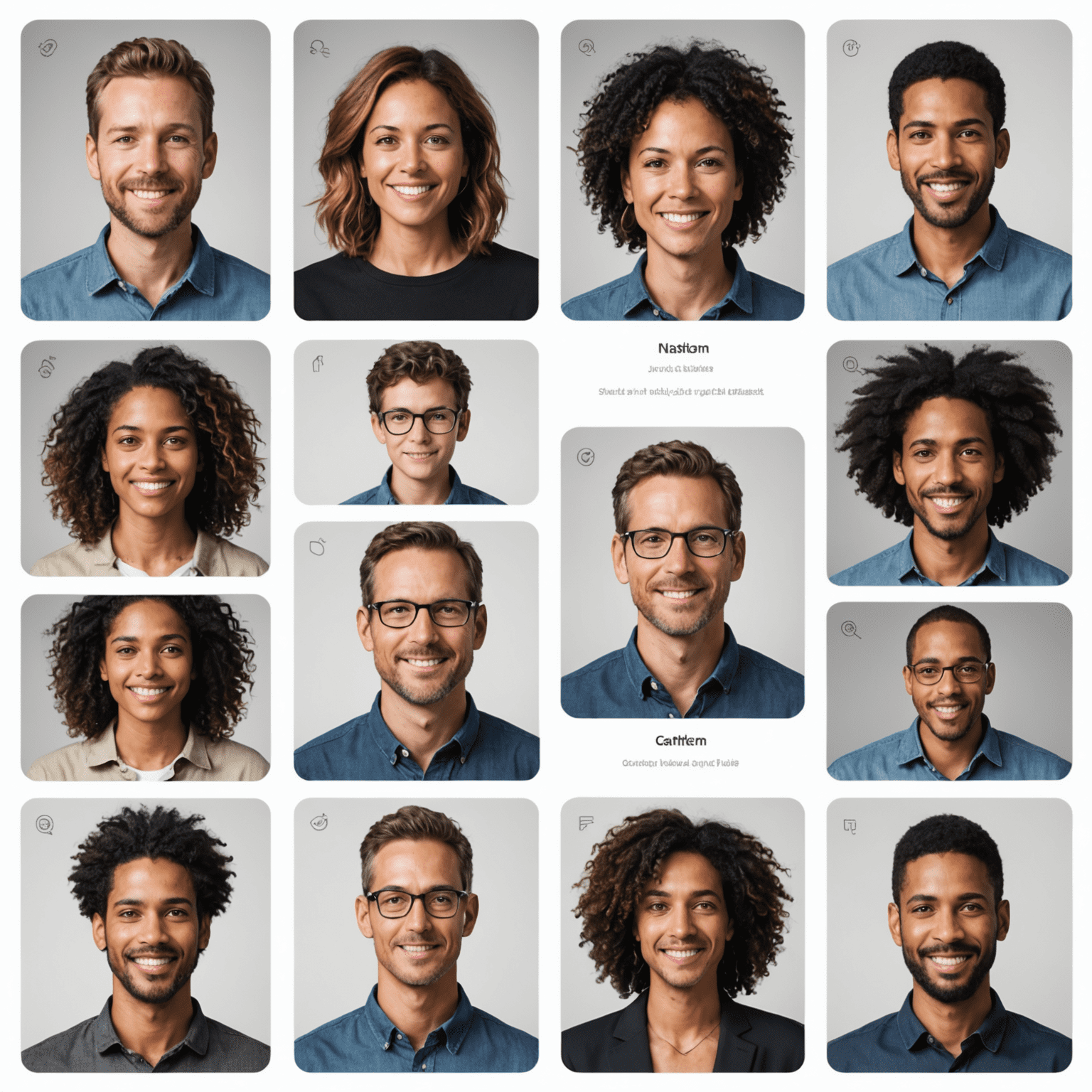 Image montrant des profils utilisateurs et des résultats de recherche personnalisés